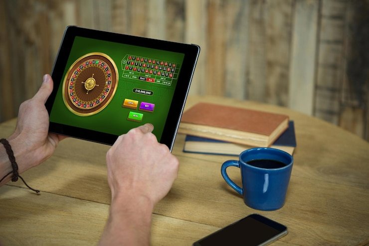lambo4d login mobile app interface showing live blackjack table on a smartphone